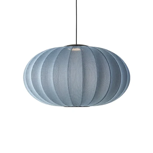 Made By Hand Knit-Wit Oval PendelØ76 Blue Stone LED