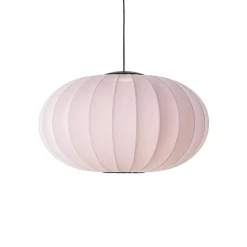 Made By Hand Knit-Wit Oval PendelØ76 Lysepink LED