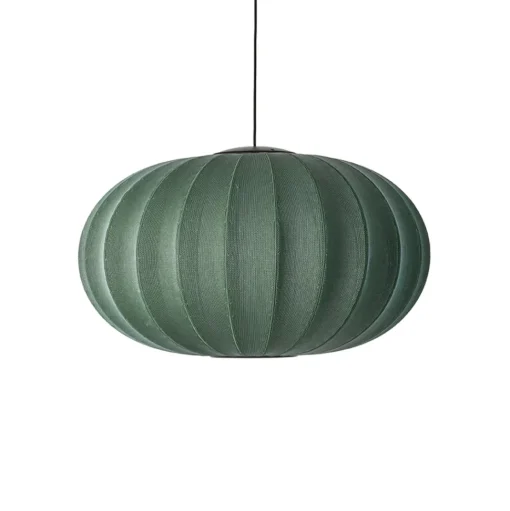 Made By Hand Knit-Wit Oval PendelØ76 Tweed Green LED