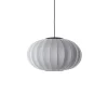 Made By Hand Knit-Wit Oval PendelØ57 Sølv LED