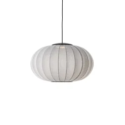 Made By Hand Knit-Wit Oval PendelØ57 Sølv LED