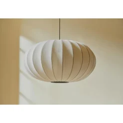 Made By Hand Knit-Wit Oval Pendel Pearl WhiteØ45