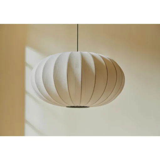 Made By Hand Knit-Wit Oval Pendel Pearl WhiteØ45