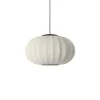 Made By Hand Knit-Wit Oval PendelØ57 Pearl White LED