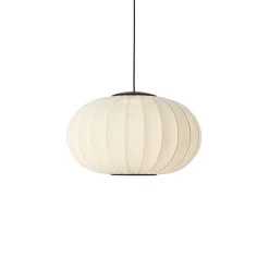 Made By Hand Knit-Wit Oval PendelØ57 Pearl White LED