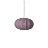 Made By Hand Knit-Wit Pendel OvalØ45 Burgundy
