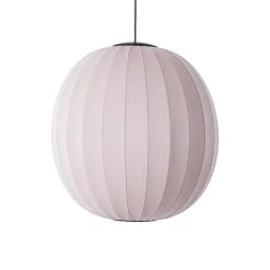 Made By Hand Knit-Wit Round PendelØ75 Lysepink LED