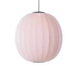 Made By Hand Knit-Wit Round PendelØ75 Lysepink LED