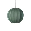 Made By Hand Knit-Wit Round PendelØ60 Tweed Green LED
