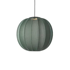 Made By Hand Knit-Wit Round PendelØ60 Tweed Green LED