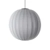 Made By Hand Knit-Wit Round PendelØ75 Sølv LED