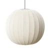 Made By Hand Knit-Wit Round PendelØ60 Pearl White