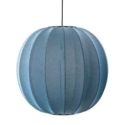 Made By Hand Knit-Wit Round Pendel Blue StoneØ60