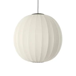 Made By Hand Knit-Wit Round PendelØ75 Pearl White LED