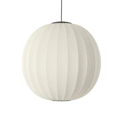 Made By Hand Knit-Wit Round PendelØ75 Pearl White LED