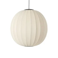 Made By Hand Knit-Wit Round PendelØ75 Pearl White LED