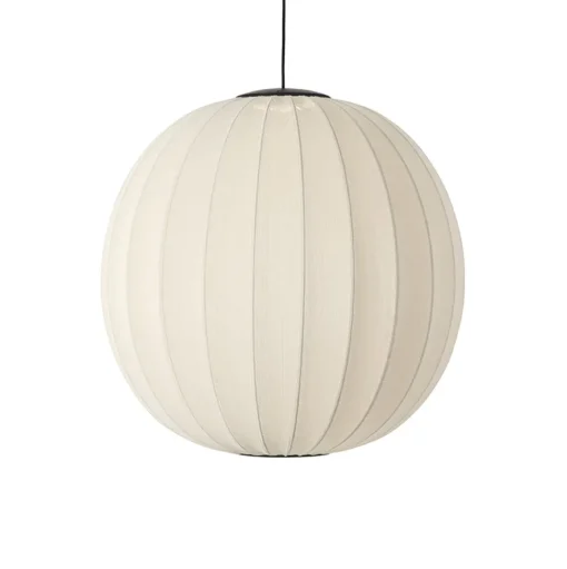 Made By Hand Knit-Wit Round PendelØ75 Pearl White LED