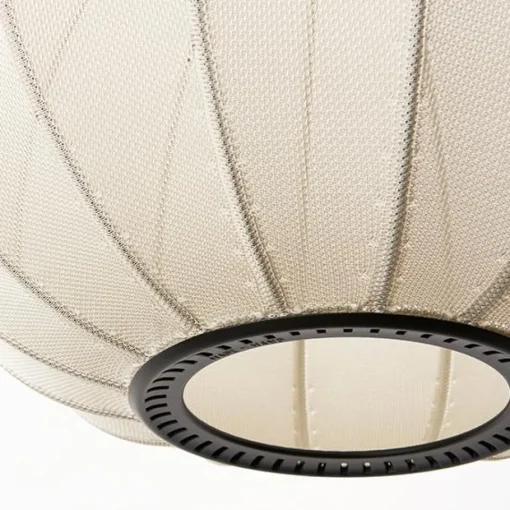 Made By Hand Knit-Wit Round Pendel Pearl WhiteØ75