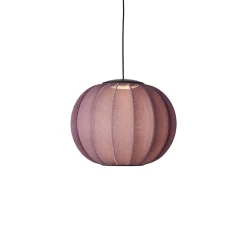 Made By Hand Knit-Wit Round PendelØ45 Burgundy LED