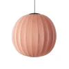 Made By Hand Knit-Wit Round PendelØ75 Coral LED