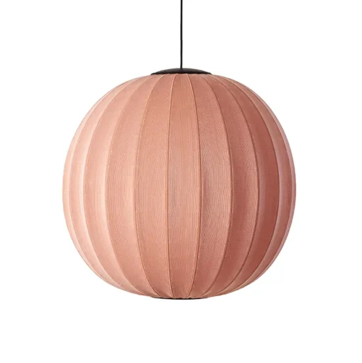 Made By Hand Knit-Wit Round PendelØ75 Coral LED