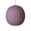Made By Hand Knit-Wit Round PendelØ75 Burgundy LED