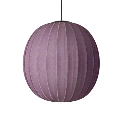 Made By Hand Knit-Wit Round PendelØ75 Burgundy LED