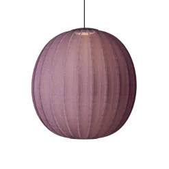 Made By Hand Knit-Wit Round PendelØ75 Burgundy LED