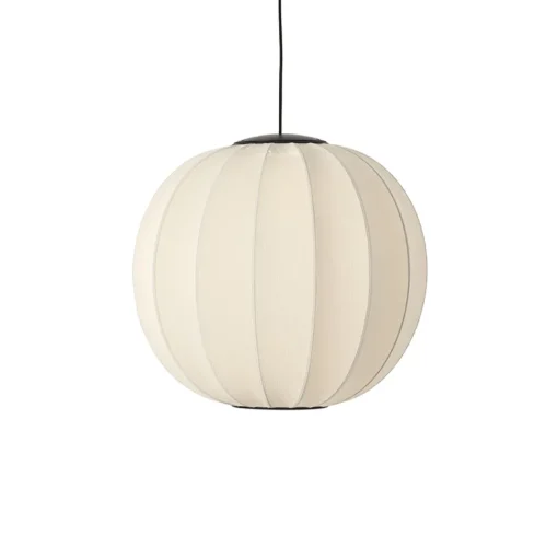 Made By Hand Knit-Wit Round PendelØ60 Pearl White LED