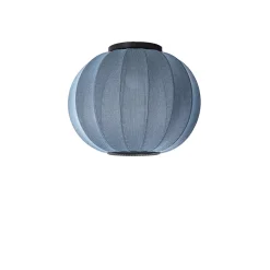 Made By Hand Knit-Wit Round LoftlampeØ45 Blue Stone