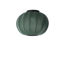 Made By Hand Knit-Wit Round LoftlampeØ45 Tweed Green