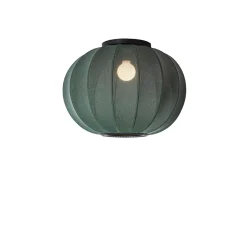 Made By Hand Knit-Wit Round LoftlampeØ45 Tweed Green