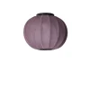 Made By Hand Knit-Wit Round LoftlampeØ45 Burgundy