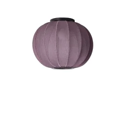 Made By Hand Knit-Wit Round LoftlampeØ45 Burgundy