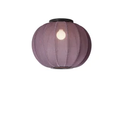 Made By Hand Knit-Wit Round LoftlampeØ45 Burgundy
