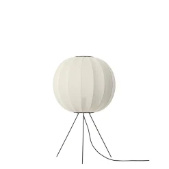 Made By Hand Knit-Wit Round GulvlampeØ60 Medium Pearl White