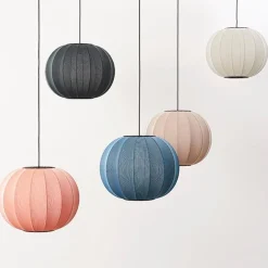 Made By Hand Knit-Wit Round Pendel CoralØ45