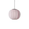 Made By Hand Knit-Wit Round PendelØ45 Sand Stone LED