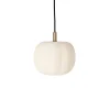 Made By Hand Pepo Pendel LilleØ20 Opal Hvid/Messing