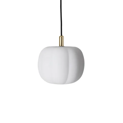 Made By Hand Pepo Pendel LilleØ20 Opal Hvid/Messing