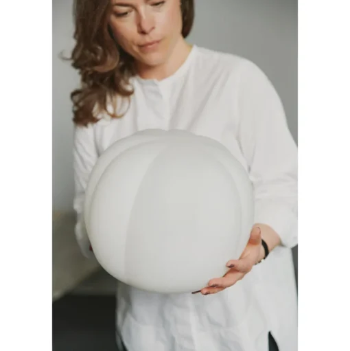 Made By Hand Pepo Pendel LilleØ20 Opal Hvid/Messing