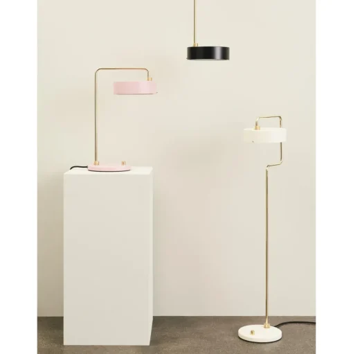 Made By Hand Petite Machine Gulvlampe 01 Lyserød