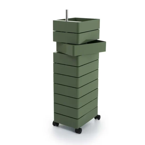 Magis 360 Container 10 Rullevogn Grøn