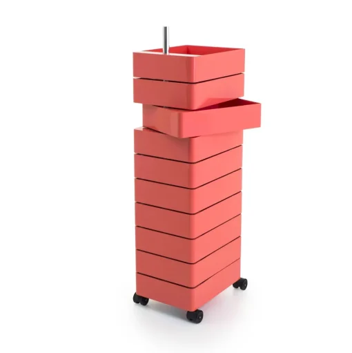 Magis 360 Container 10 Rullevogn Pink