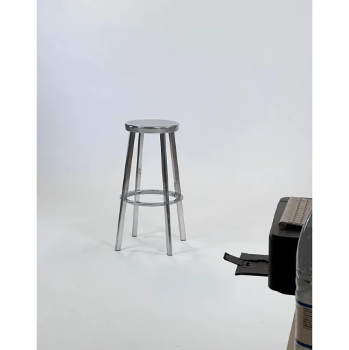 Magis Deja-Vu Barstol Høj H76 Poleret Aluminium