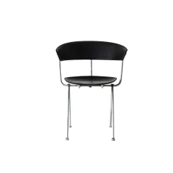 Magis Officina Spisebordsstol Galvaniseret/Sort Láder