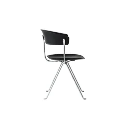Magis Officina Spisebordsstol Galvaniseret/Sort Láder