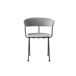 Magis Officina Spisebordsstol Anthracite/Kvadrat Divina Lysgrå