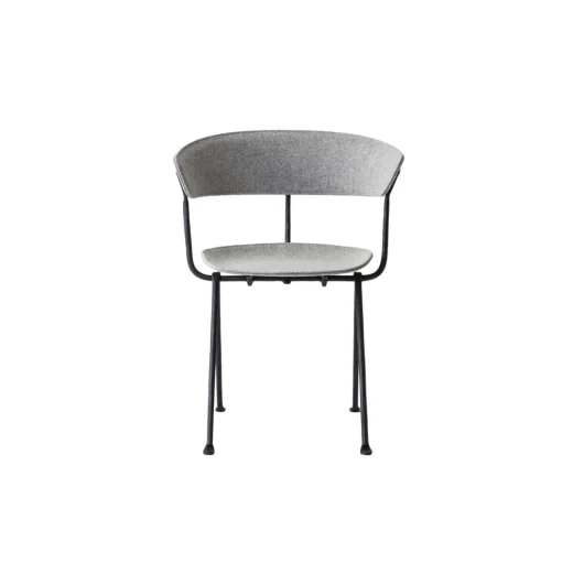 Magis Officina Spisebordsstol Anthracite/Kvadrat Divina Lysgrå