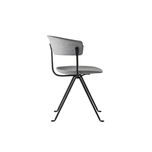 Magis Officina Spisebordsstol Anthracite/Kvadrat Divina Lysgrå
